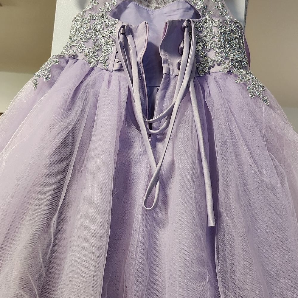 Elegant Lavender Kids Dress